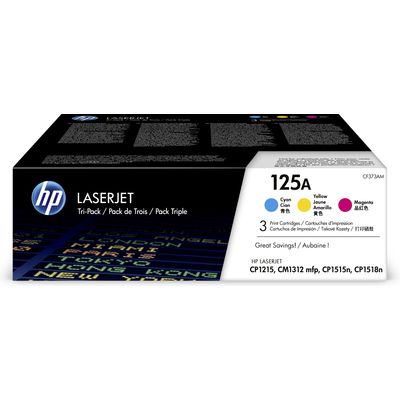 HP 125A (CF373AM) Toner 3-kleuren Multipack