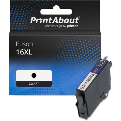 Huismerk Epson 16XL (C13T16314012) Inktcartridge Zwart Hoge capaciteit