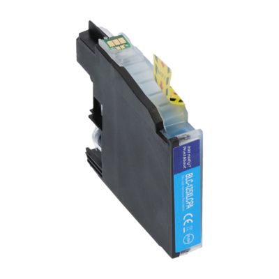 PrintAbout Huismerk vervangt Brother LC-125XLC Inktcartridge Cyaan Hoge capaciteit