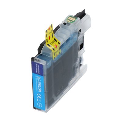 PrintAbout Huismerk vervangt Brother LC-125XLC Inktcartridge Cyaan Hoge capaciteit