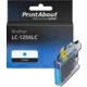 Huismerk Brother LC-125XLC Inktcartridge Cyaan Hoge capaciteit