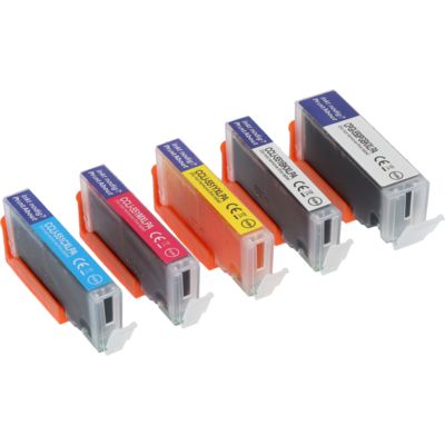 Huismerk Canon PGI-550PGBK / CLI-551BK XL Inktcartridge 5-kleuren Multipack Hoge capaciteit