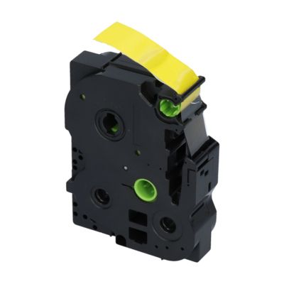 PrintAbout Huismerk vervangt Brother TZe-641 Tape Zwart op geel (18 mm)