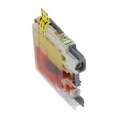 PrintAbout Huismerk vervangt Brother LC-123Y Inktcartridge Geel