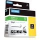 Dymo 1805414 Tape Wit op groen (12 mm)