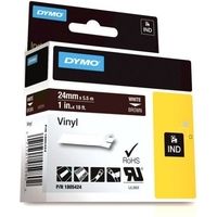 Dymo 1805424 Labeltape Wit op bruin (24 mm)
