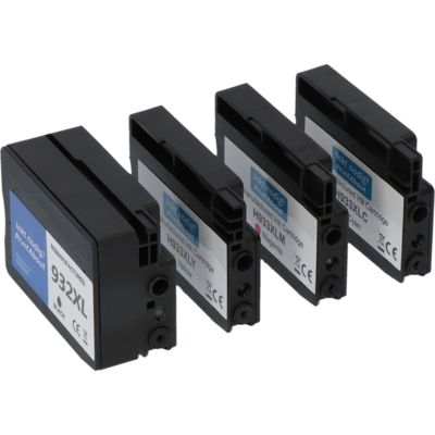 Huismerk HP 932XL / 933XL (C2P42AE) Inktcartridge 4-kleuren Multipack Hoge capaciteit 