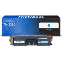 Huismerk Brother TN-328C Toner Cyaan Extra hoge capaciteit