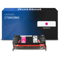 Huismerk Lexmark C736H2MG Toner Magenta Hoge capaciteit