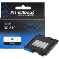 Huismerk Ricoh GC-21C (405533) Inktcartridge Cyaan