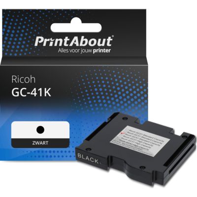 Huismerk Ricoh GC-41K (405761) Inktcartridge Zwart