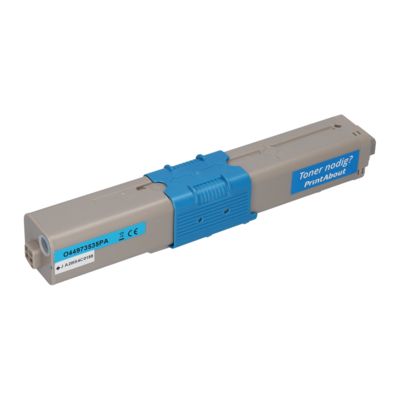 Huismerk OKI 44973535 Toner Cyaan