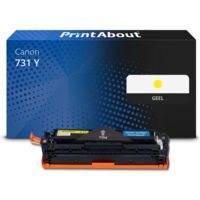 Huismerk Canon 731 Y Toner Geel