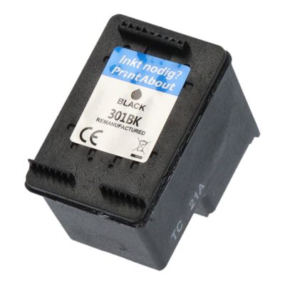 Huismerk HP 301 (CH561EE) Inktcartridge Zwart