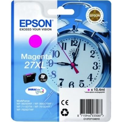 Epson 27XL (C13T27134012) Inktcartridge Magenta Hoge capaciteit