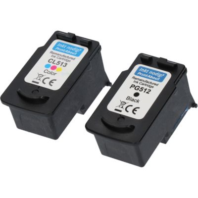 Huismerk Canon PG-512 / CL-513 Inktcartridge Zwart + 3 kleuren Multipack Hoge capaciteit