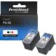 Huismerk Canon PG-50 / CL-51 Inktcartridge Zwart + 3 kleuren Multipack