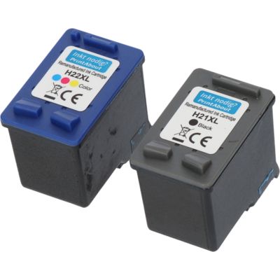Huismerk HP 21 (SD367AE) Inktcartridge Zwart + 3 kleuren Multipack 