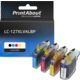PrintAbout Huismerk vervangt Brother LC-127XLVALBP Inktcartridge 4-kleuren Multipack Hoge capaciteit