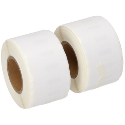 Huismerk Dymo 99010 Etiket Zwart op wit (28 mm x 89  mm) 2 rollen
