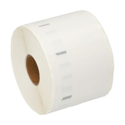Huismerk Dymo 11354 Etiket Zwart op wit (57 mm x 32  mm)