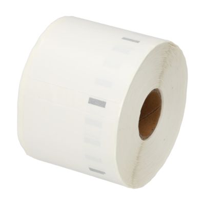 Huismerk Dymo 11354 Etiket Zwart op wit (57 mm x 32  mm)
