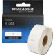 Huismerk Dymo 11355 Etiket Zwart op wit (19 mm x 51  mm)