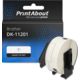 Huismerk Brother DK-11201 Etiket Zwart op wit (29 mm x 90 mm)