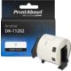 Huismerk Brother DK-11202 Etiket Zwart op wit (62 mm x 100 mm)