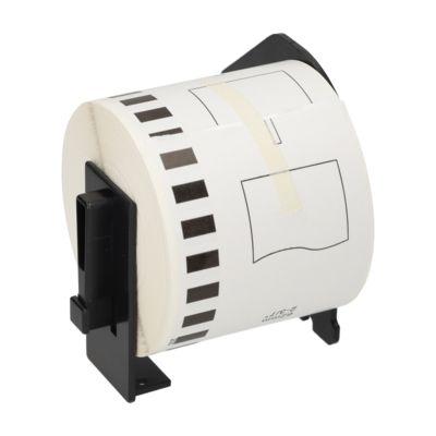 PrintAbout Huismerk vervangt Brother DK-22205 Etiket Zwart op wit (62 mm)