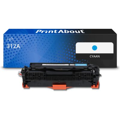 Huismerk HP 312A (CF381A) Toner Cyaan