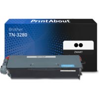Huismerk Brother TN-3280 Toner 2x Zwart Hoge capaciteit - Multipack