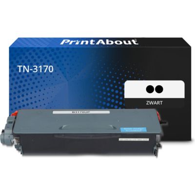 PrintAbout Huismerk vervangt Brother TN-3170 Toner 2x Zwart - Multipack 