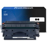 Huismerk HP 53X (Q7553XD) Toner 2x Zwart Hoge capaciteit - Multipack