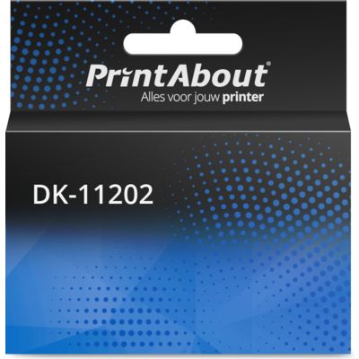 PrintAbout Huismerk vervangt Brother DK-11202 Multipack (62 mm x 100 mm) 5 rollen