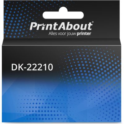 PrintAbout Huismerk vervangt Brother DK-22210 Multipack (29 mm) 5-pack