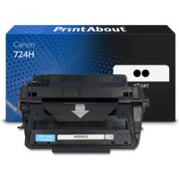 Huismerk Canon 724H Toner 2x Zwart Hoge capaciteit - Multipack