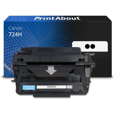 Huismerk Canon 724H Toner 2x Zwart Hoge capaciteit - Multipack