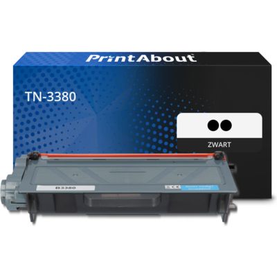 PrintAbout Huismerk vervangt Brother TN-3380 Toner Zwart Multipack Hoge capaciteit