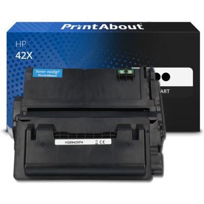 Huismerk HP 42X (Q5942XD) Toner 2x Zwart Hoge capaciteit - Multipack