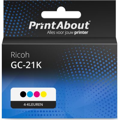Huismerk Ricoh GC-21K (405532) Inktcartridge 4-kleuren Multipack
