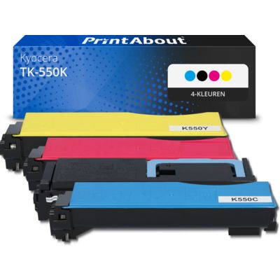 Huismerk Kyocera TK-550K Toner 4-kleuren Multipack