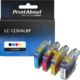 PrintAbout Huismerk vervangt Brother LC-123VALBP Inktcartridge 4-kleuren Multipack