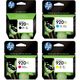 HP 920XL (C2N92AE) Inktcartridge 4-kleuren Multipack Hoge capaciteit