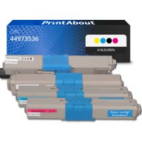 Huismerk OKI 44973536 Toner 4-kleuren Multipack
