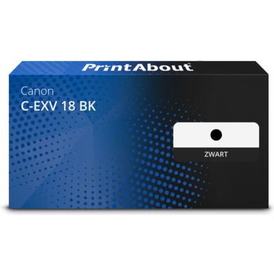 Huismerk Canon C-EXV 18 BK Toner Zwart
