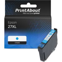 Huismerk Epson 27XL (C13T27124012) Inktcartridge Cyaan Hoge capaciteit