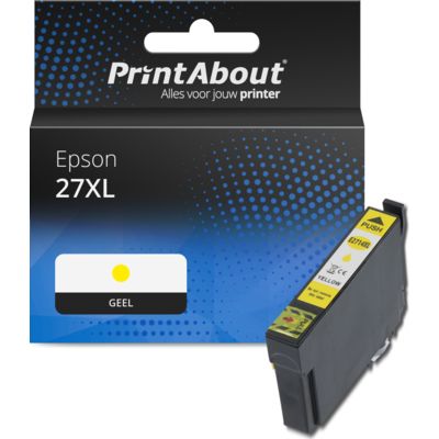 Huismerk Epson 27XL (C13T27144012) Inktcartridge Geel Hoge capaciteit