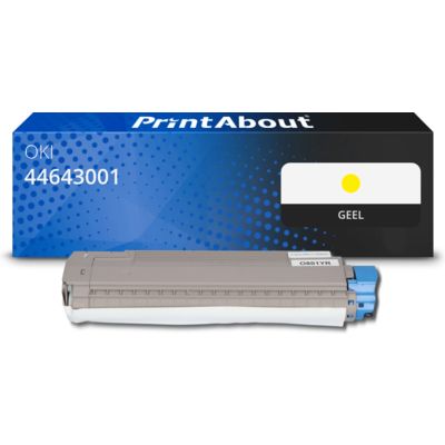 Huismerk OKI 44643001 Toner Geel