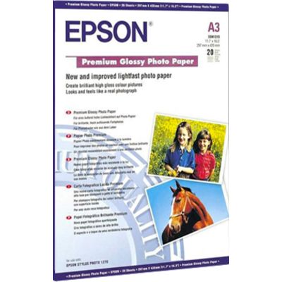Epson S041316 Premium Glossy A3+ (20 vel) (Epson premium glossy) Fotopapier